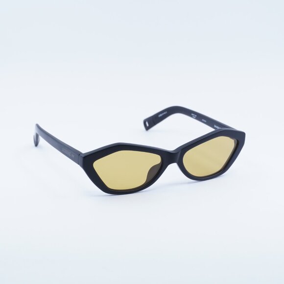 Jacquemus BAMBINO JAC/42 C6 Sunglasses Shiny Black Cat Eye Frame, Brown Lenses - Picture 4 of 11